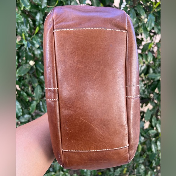 Coach Legacy Ergo 11285 Cognac Leather Shoulder Bag Rare - Picture 6 of 10